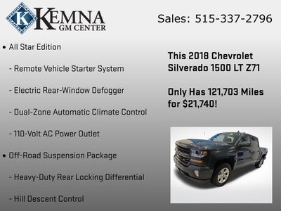 2018 Chevrolet Silverado 1500 2LT