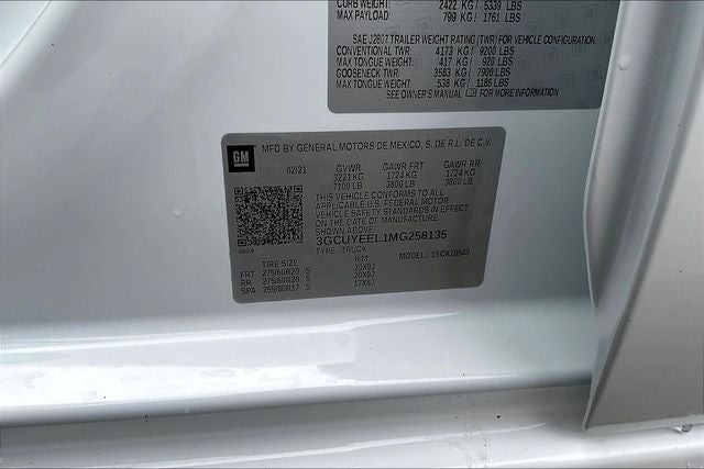 2021 Chevrolet Silverado 1500 4WD Crew Cab Short Bed RST