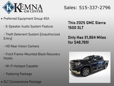 2025 GMC Sierra 1500 4WD Crew Cab Short Box SLT
