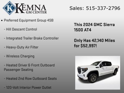 2024 GMC Sierra 1500 4WD Crew Cab Short Box AT4