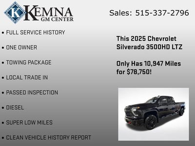 2025 Chevrolet Silverado 3500 HD LTZ