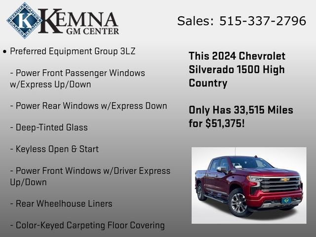 2024 Chevrolet Silverado 1500 High Country