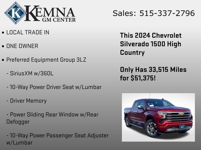 2024 Chevrolet Silverado 1500 High Country