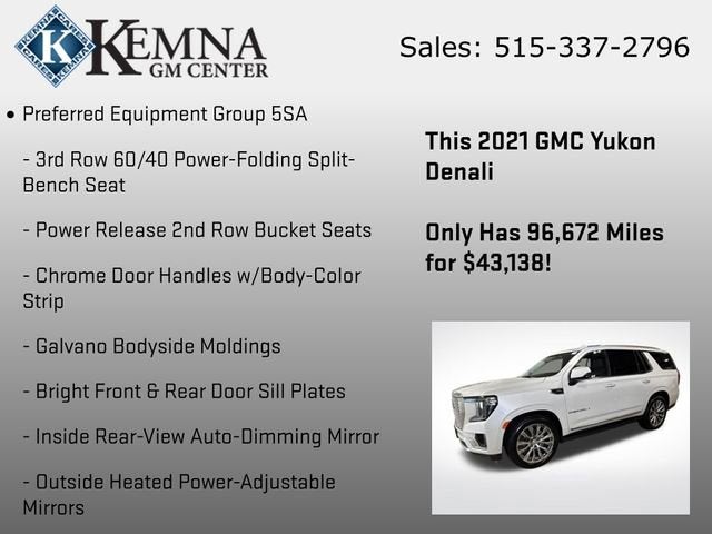 2021 GMC Yukon Denali