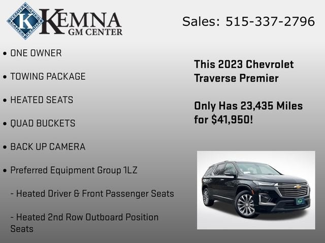 2023 Chevrolet Traverse Premier