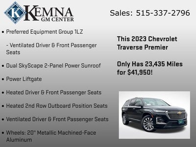 2023 Chevrolet Traverse Premier