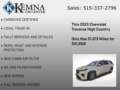2023 Chevrolet Traverse High Country