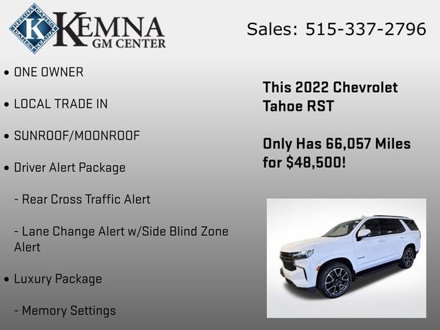 2022 Chevrolet Tahoe RST