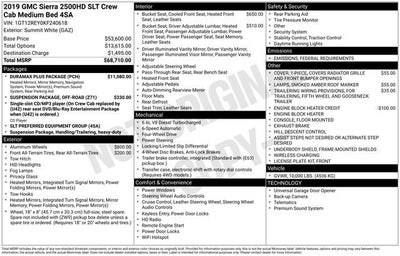 2019 GMC Sierra 2500 HD SLT