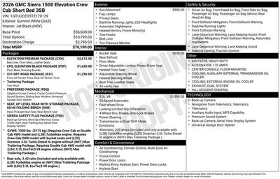 2026 GMC Sierra 1500 Elevation