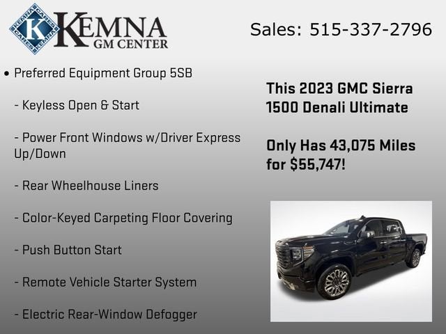 2023 GMC Sierra 1500 Denali Ultimate
