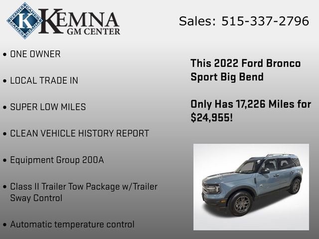 2022 Ford Bronco Sport Big Bend