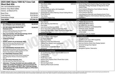 2025 GMC Sierra 1500 SLT