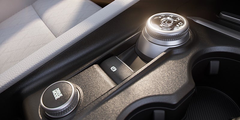 dial console of a 2025 ford explorer